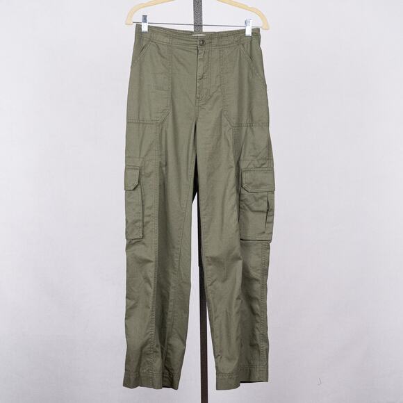 Abercrombie & Fitch Pants - Abercrombie Fitch Women's Cargo Pants 28 / 6 Olive Army Green Casual Gorp Cabin